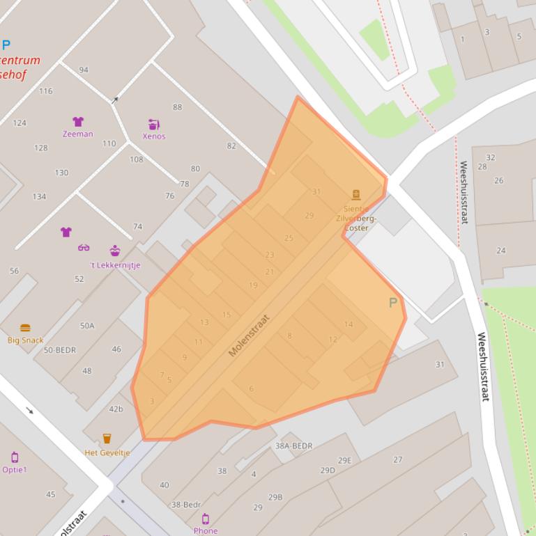 Kaart van postcodegebied 7741GN.