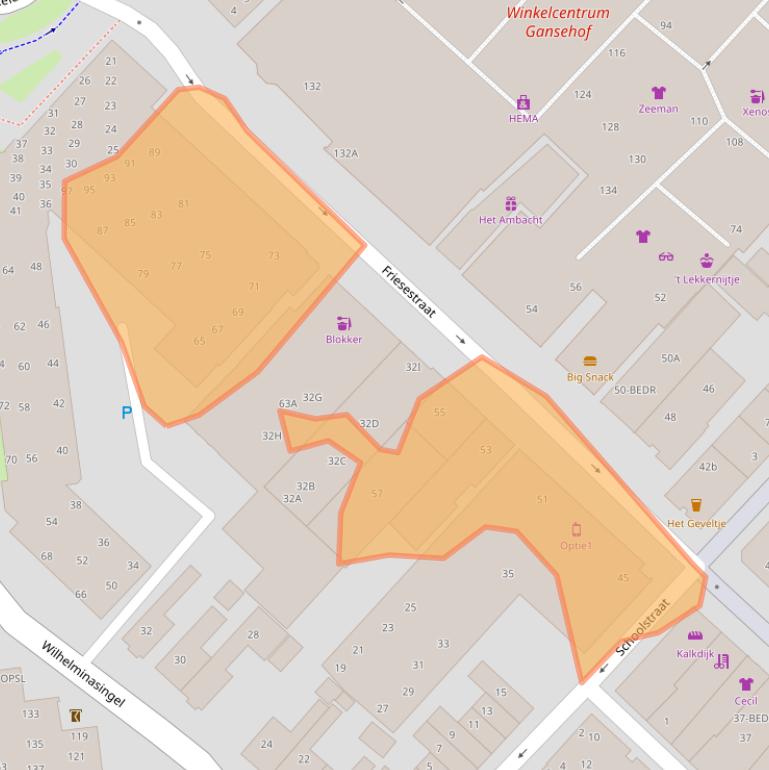 Kaart van postcodegebied 7741GT.