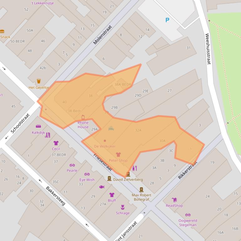Kaart van postcodegebied 7741GW.