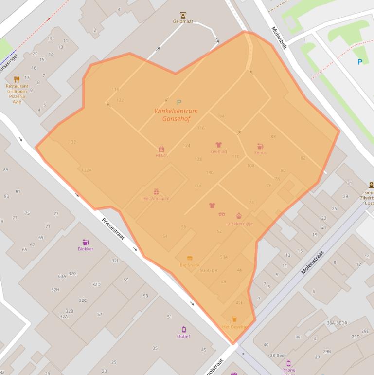 Kaart van postcodegebied 7741GX.