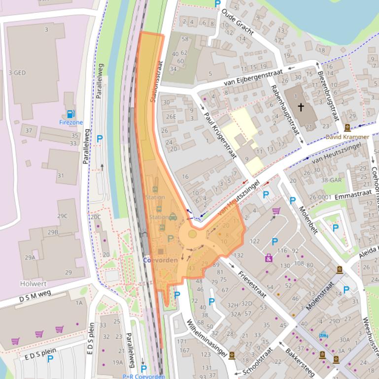 Kaart van postcodegebied 7741GZ.