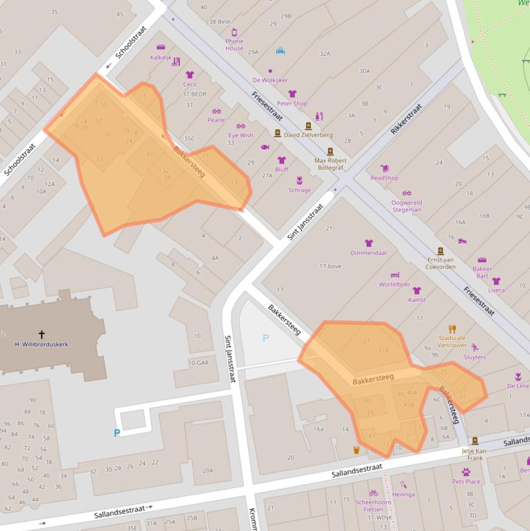 Kaart van postcodegebied 7741HA.