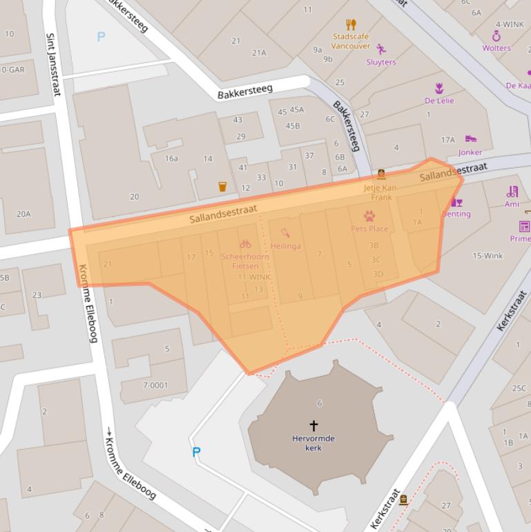 Kaart van postcodegebied 7741HL.