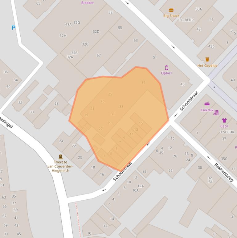 Kaart van postcodegebied 7741HR.