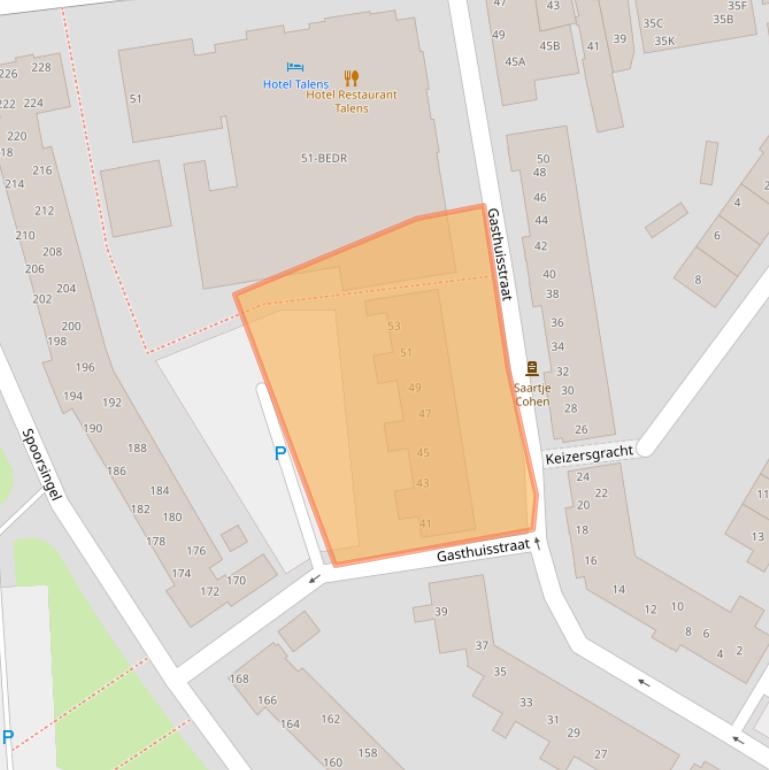 Kaart van postcodegebied 7741HW.