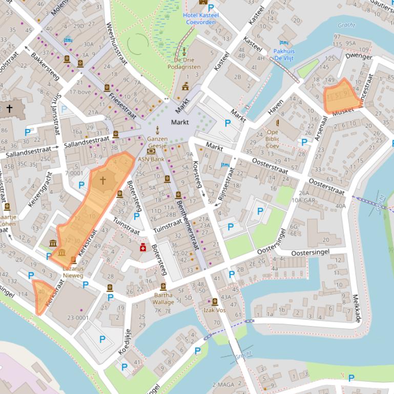 Kaart van postcodegebied 7741JC.