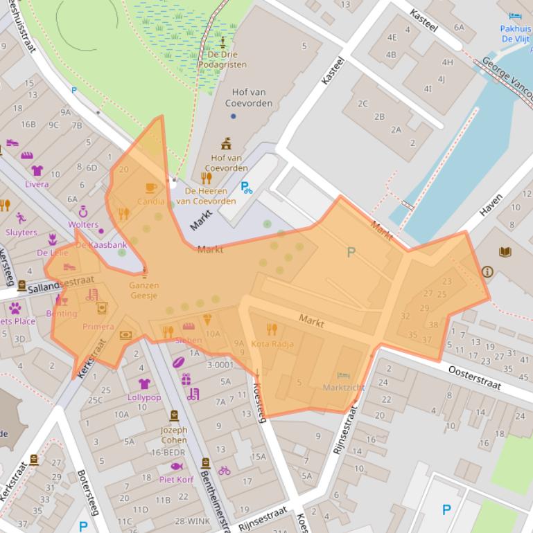 Kaart van postcodegebied 7741JM.