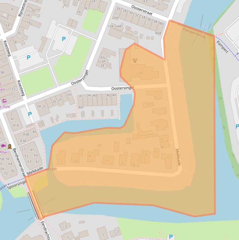 Kaart van postcodegebied 7741JS.