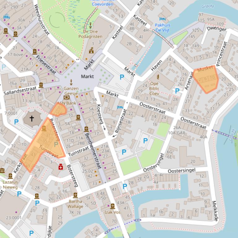 Kaart van postcodegebied 7741JW.