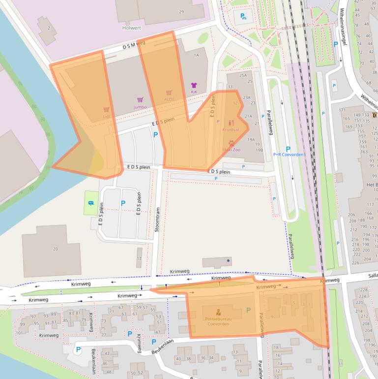 Kaart van postcodegebied 7741KE.