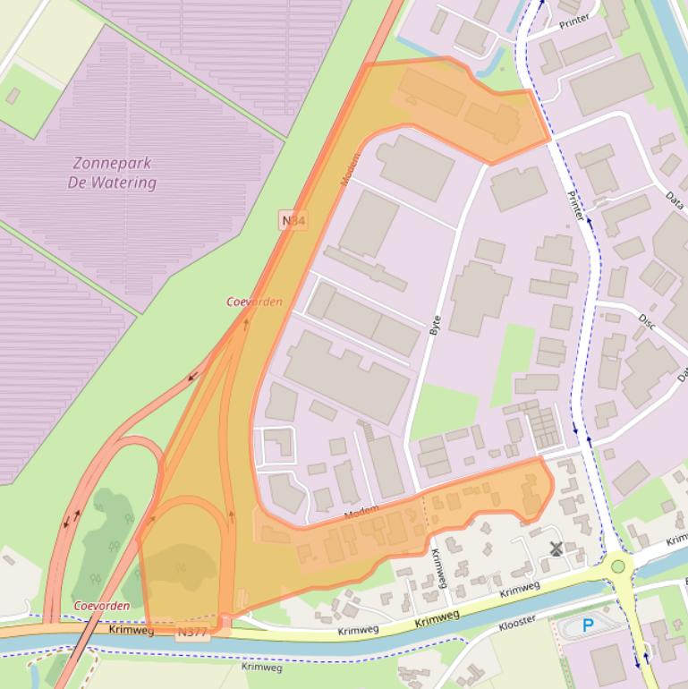 Kaart van postcodegebied 7741MA.