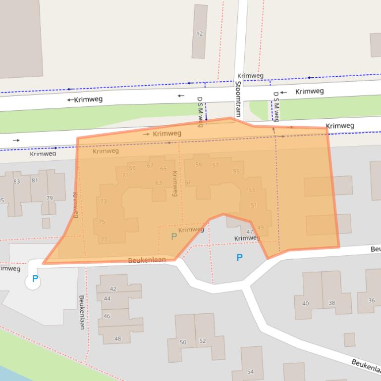 Kaart van postcodegebied 7741MB.
