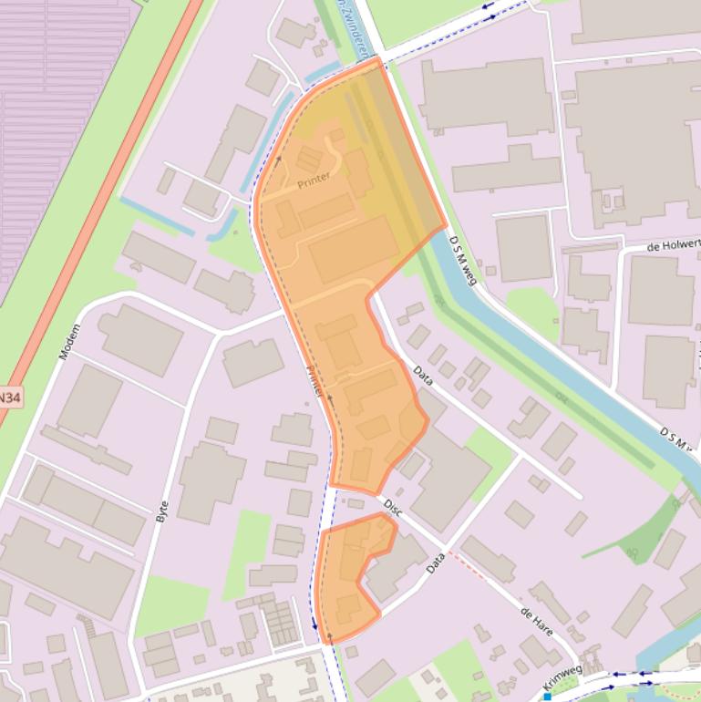 Kaart van postcodegebied 7741MD.