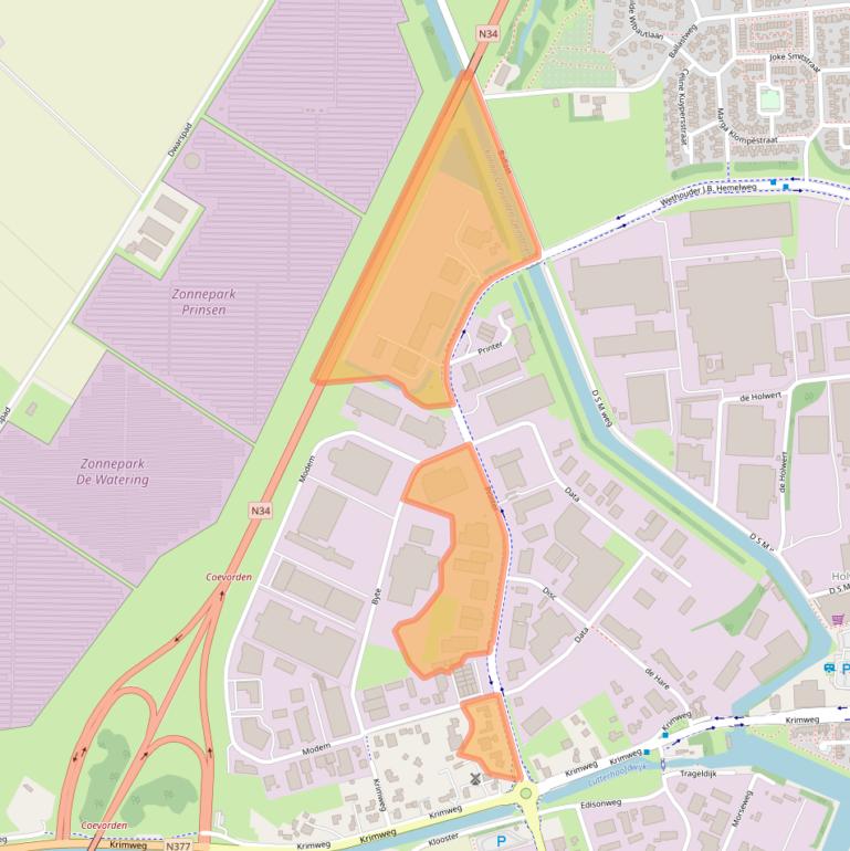 Kaart van postcodegebied 7741ME.