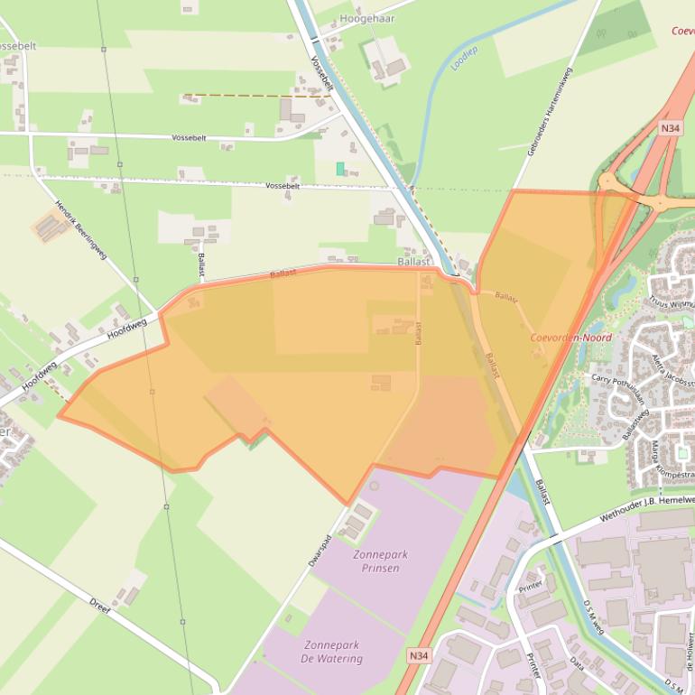 Kaart van postcodegebied 7741NH.