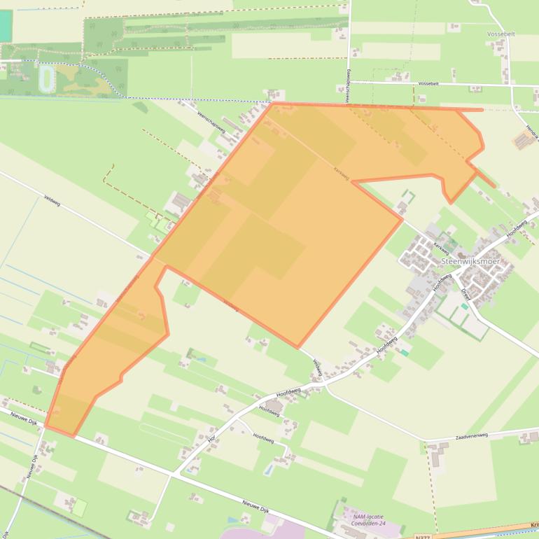 Kaart van postcodegebied 7741NM.