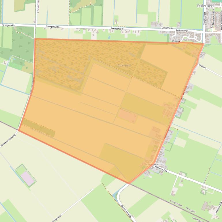 Kaart van postcodegebied 7741NR.