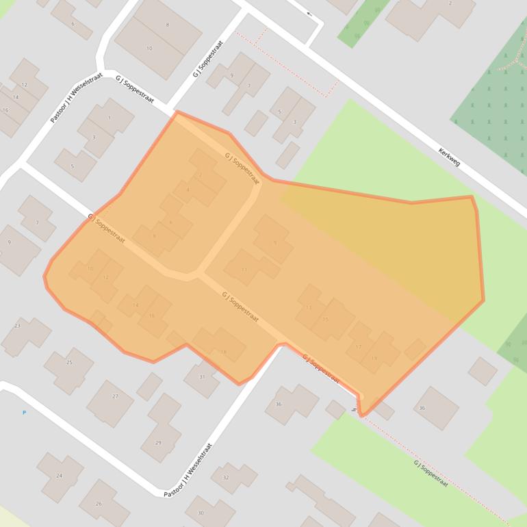 Kaart van postcodegebied 7741PX.