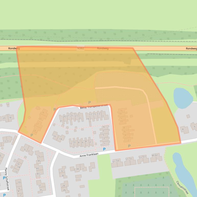 Kaart van postcodegebied 7741RX.