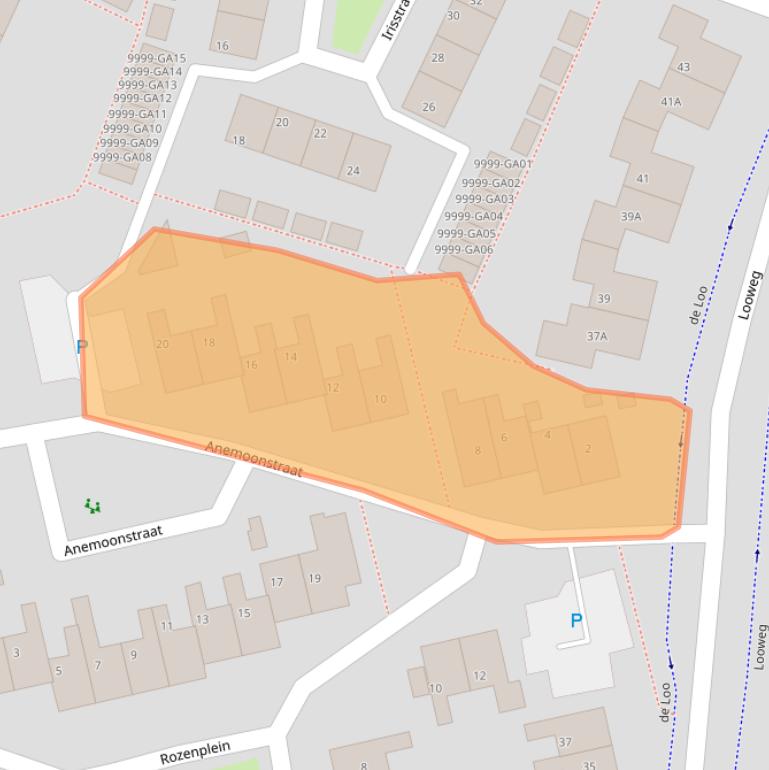 Kaart van postcodegebied 7741SB.