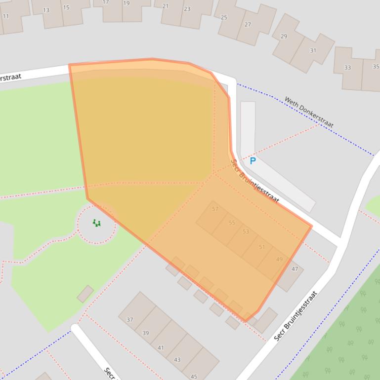 Kaart van postcodegebied 7741TL.