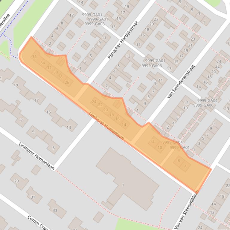 Kaart van postcodegebied 7741VD.