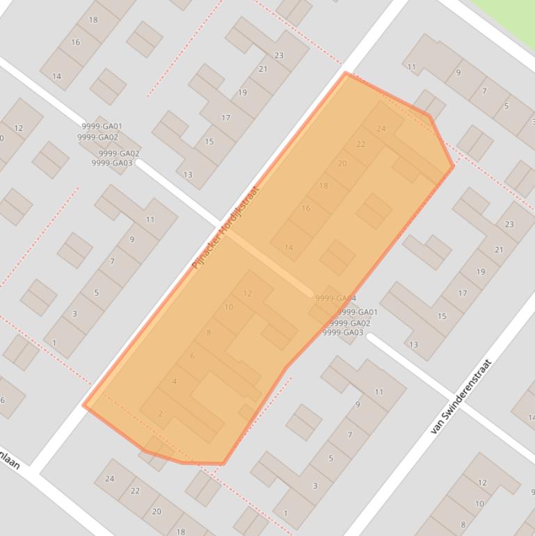 Kaart van postcodegebied 7741VG.