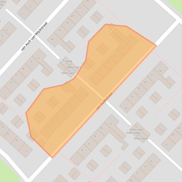 Kaart van postcodegebied 7741VW.