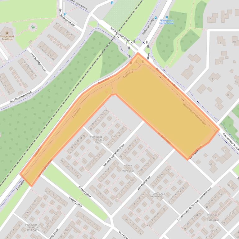 Kaart van postcodegebied 7741VX.