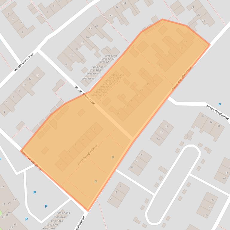 Kaart van postcodegebied 7741XG.