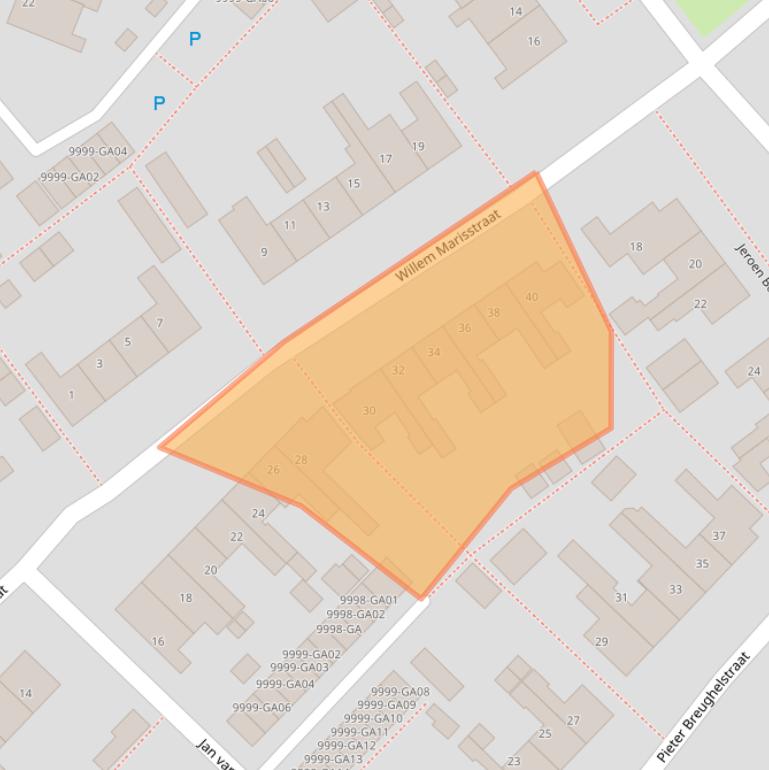 Kaart van postcodegebied 7741XH.