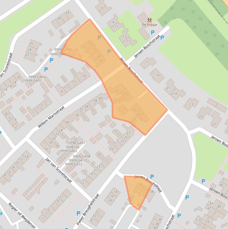 Kaart van postcodegebied 7741XR.