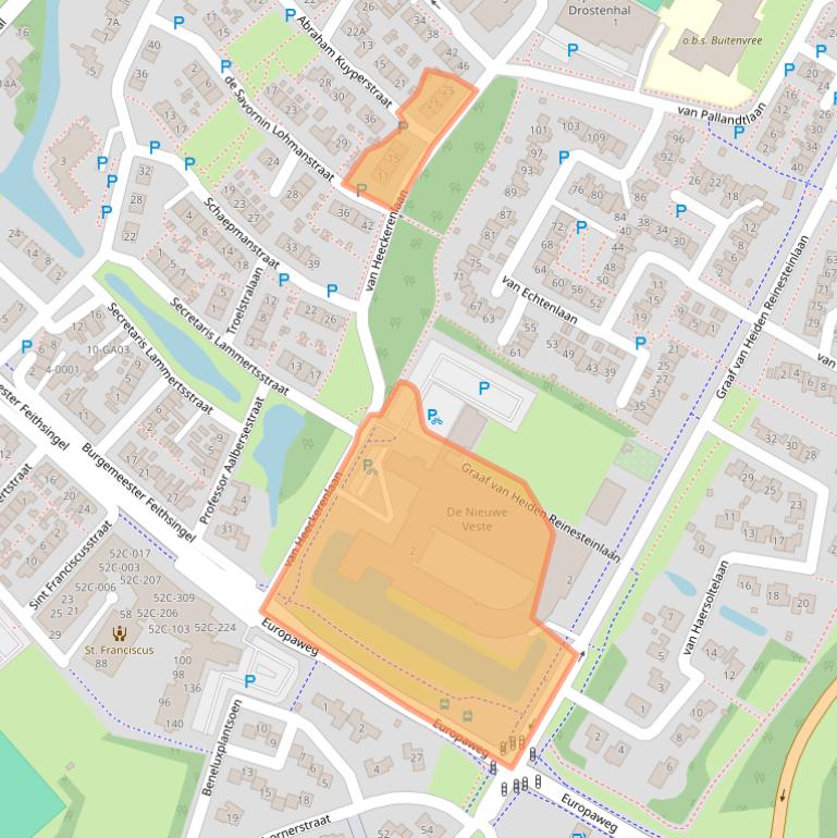 Kaart van postcodegebied 7742AB.