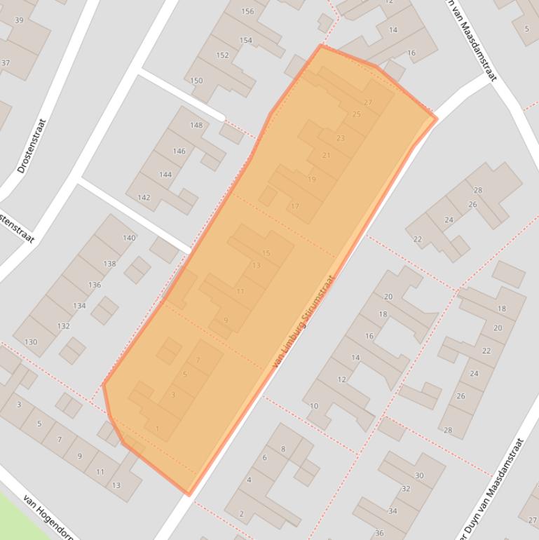 Kaart van postcodegebied 7742AE.