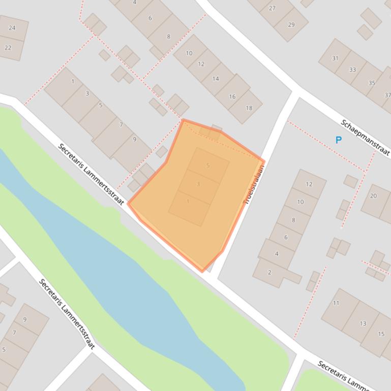 Kaart van postcodegebied 7742AS.