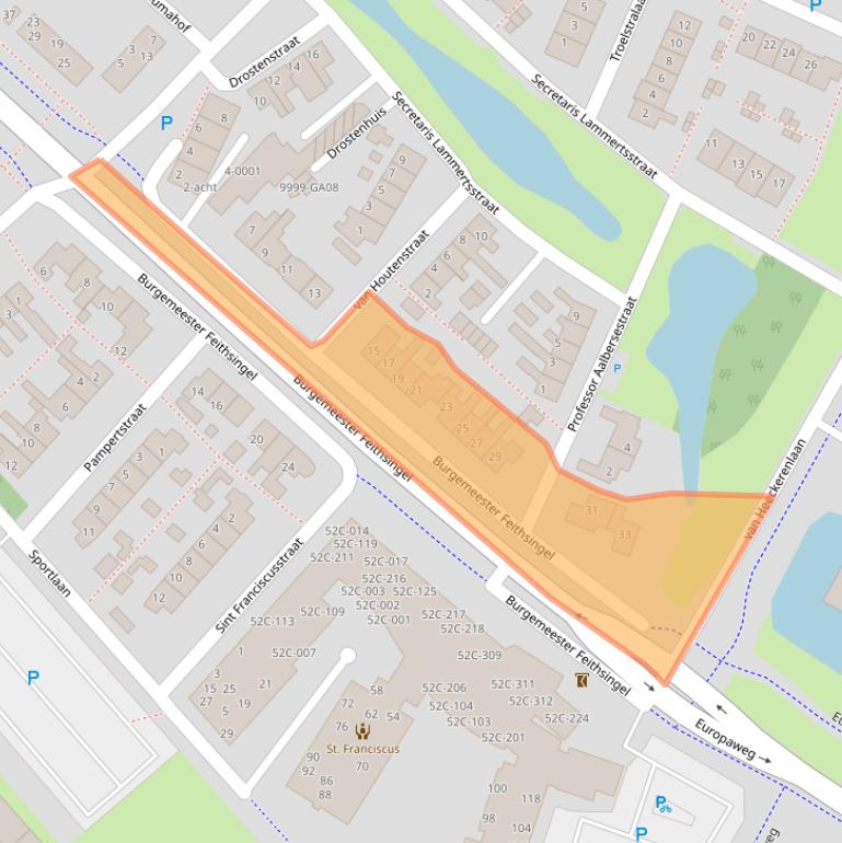 Kaart van postcodegebied 7742BN.