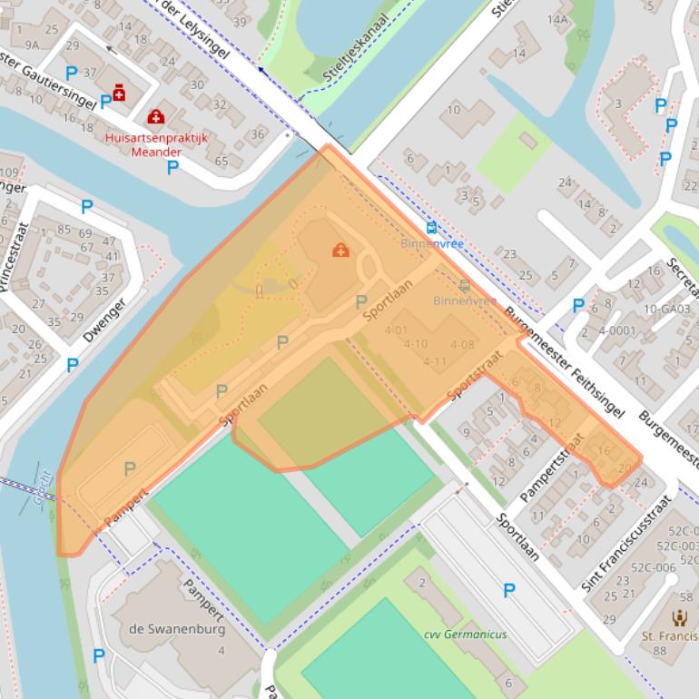 Kaart van postcodegebied 7742BP.