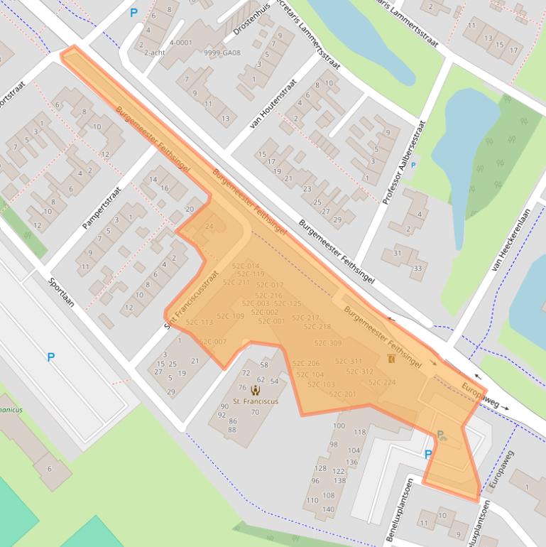 Kaart van postcodegebied 7742BR.