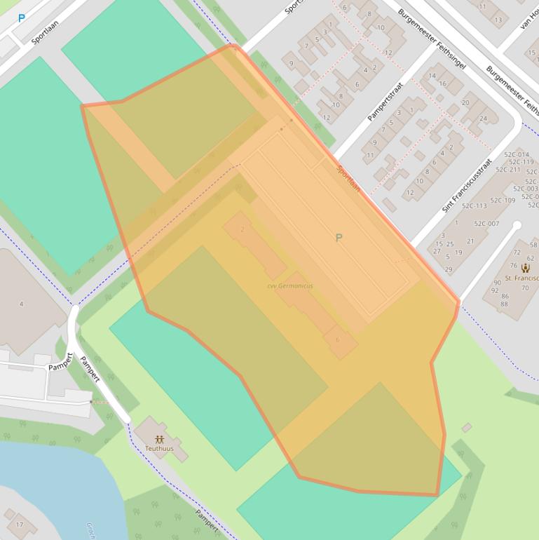 Kaart van postcodegebied 7742BZ.