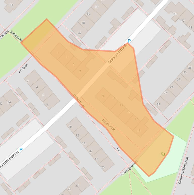 Kaart van postcodegebied 7742CL.