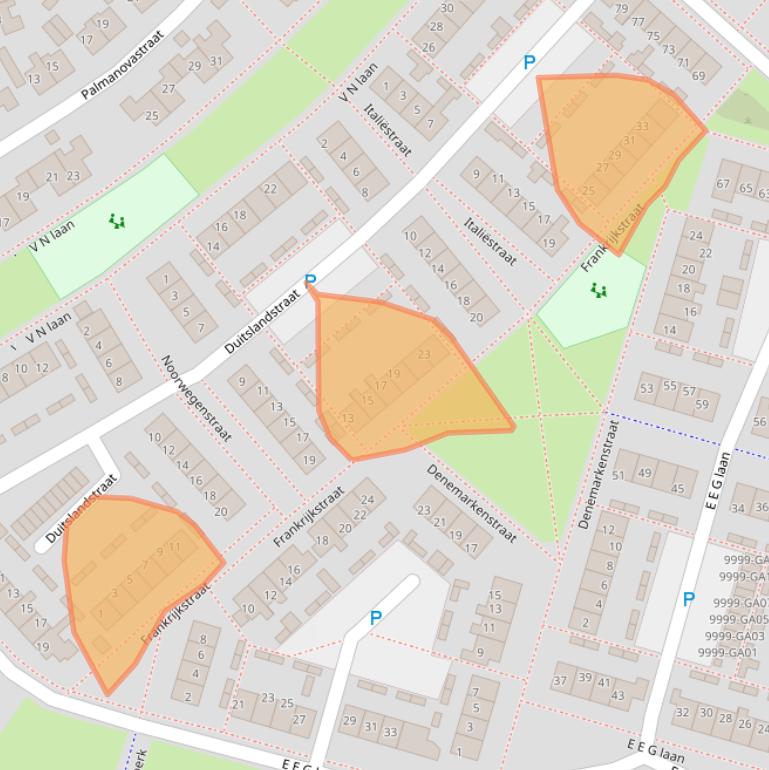 Kaart van postcodegebied 7742CP.