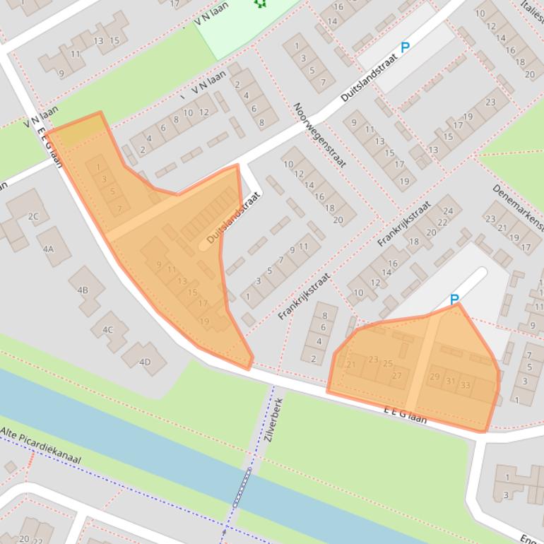 Kaart van postcodegebied 7742EA.