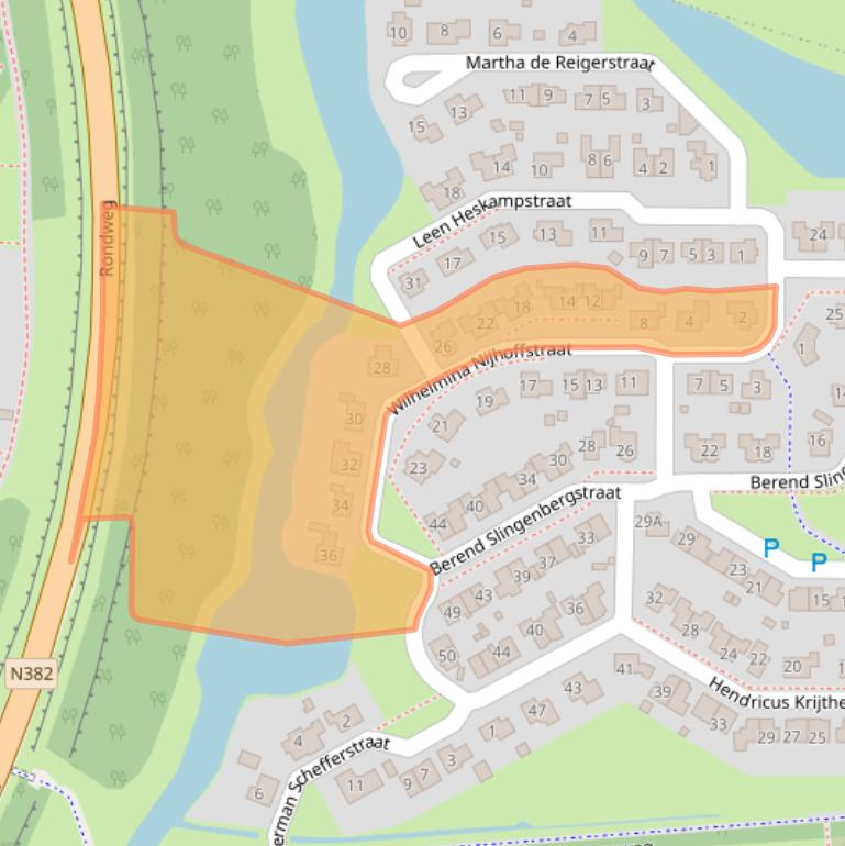 Kaart van postcodegebied 7742KJ.