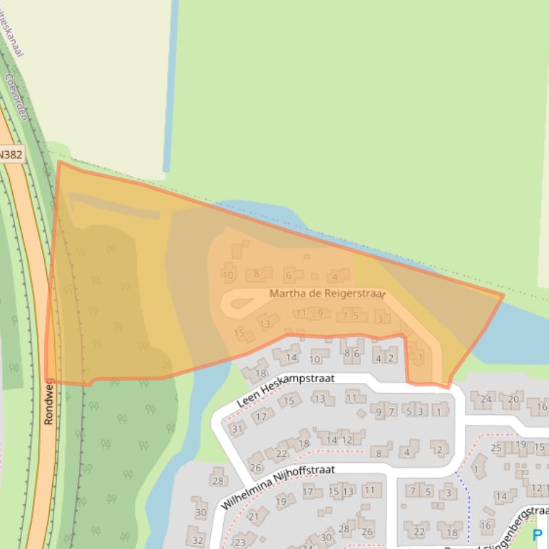 Kaart van postcodegebied 7742KL.