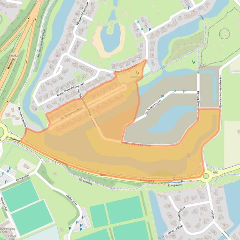 Kaart van postcodegebied 7742LA.