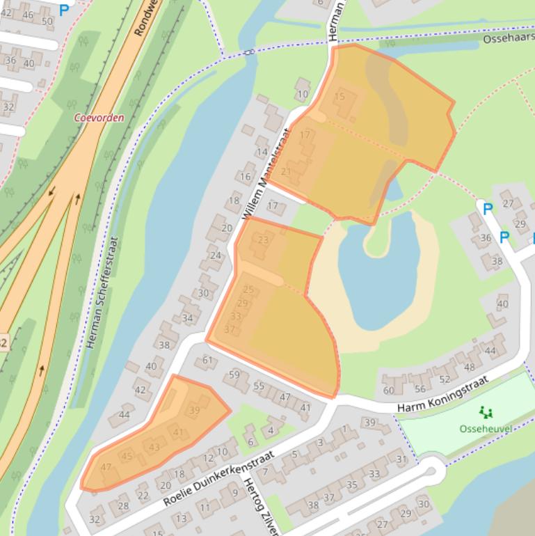 Kaart van postcodegebied 7742LG.