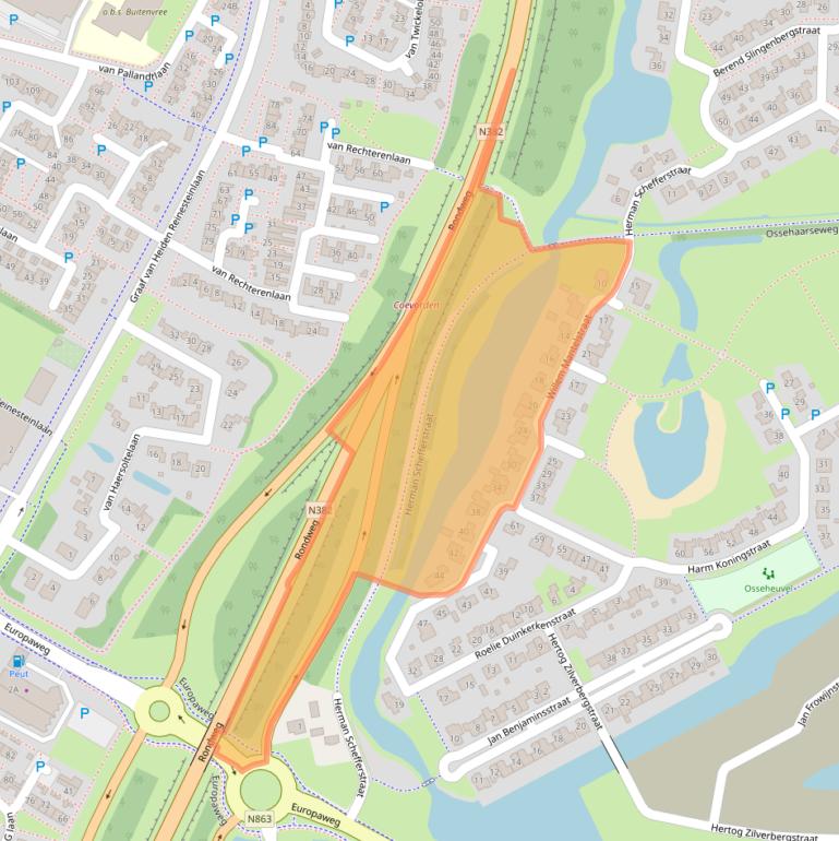 Kaart van postcodegebied 7742LH.