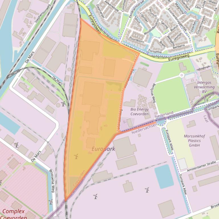 Kaart van postcodegebied 7742PB.