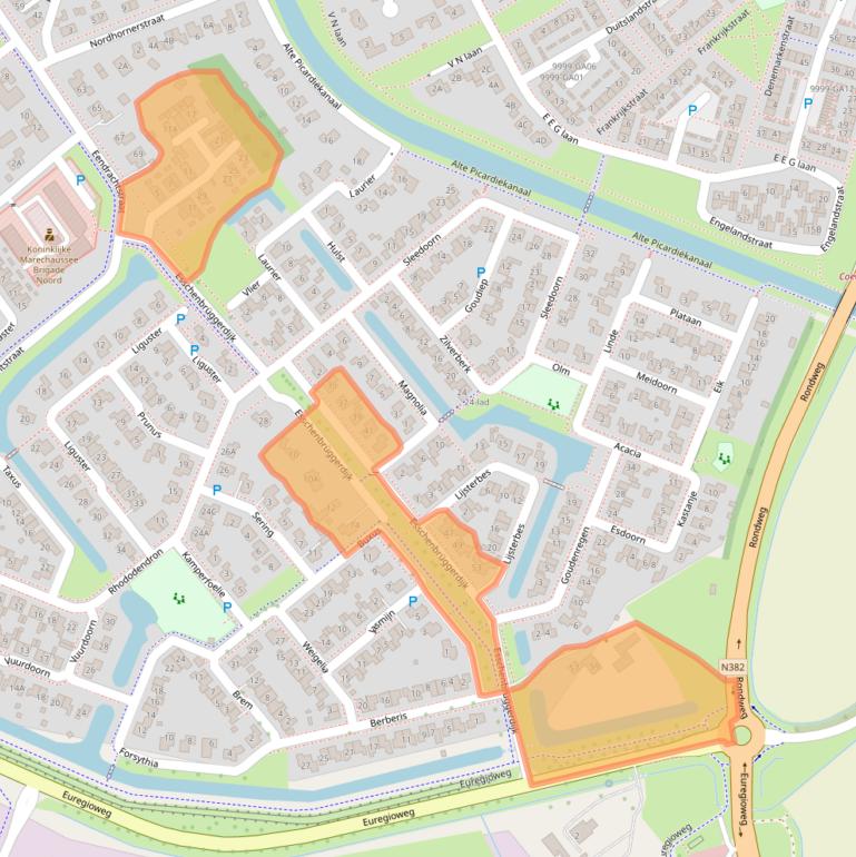 Kaart van postcodegebied 7742PC.