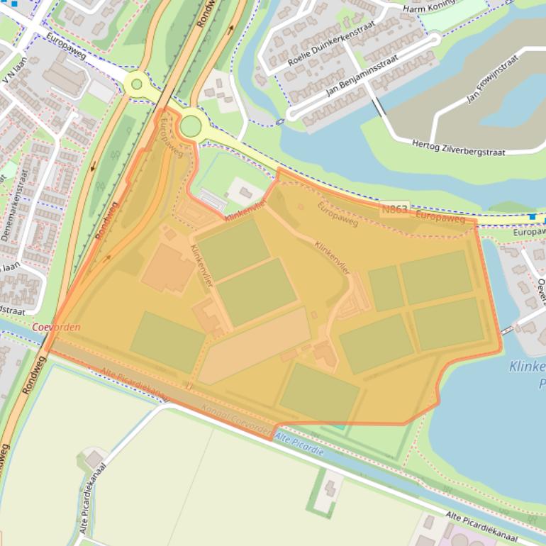 Kaart van postcodegebied 7742PG.